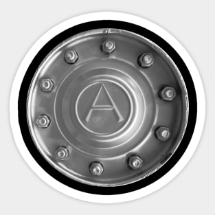 Atkinson vintage lorry wheel logo Sticker